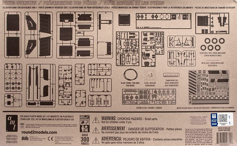 フォード C-900 ガーウッド ロードパッカー ゴミ収集車 プラモデル (amt 1/25 カーモデル No.AMT1247/12) 商品画像_1