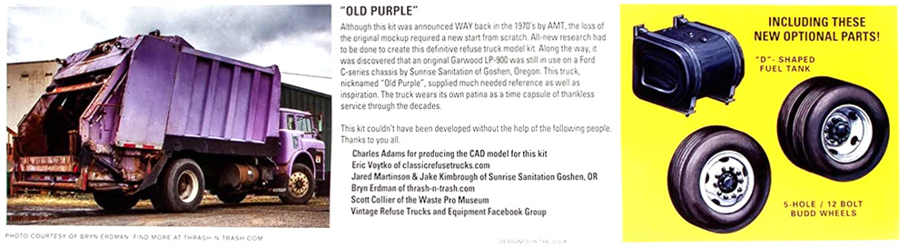フォード C-900 ガーウッド ロードパッカー ゴミ収集車 プラモデル (amt 1/25 カーモデル No.AMT1247/12) 商品画像_3