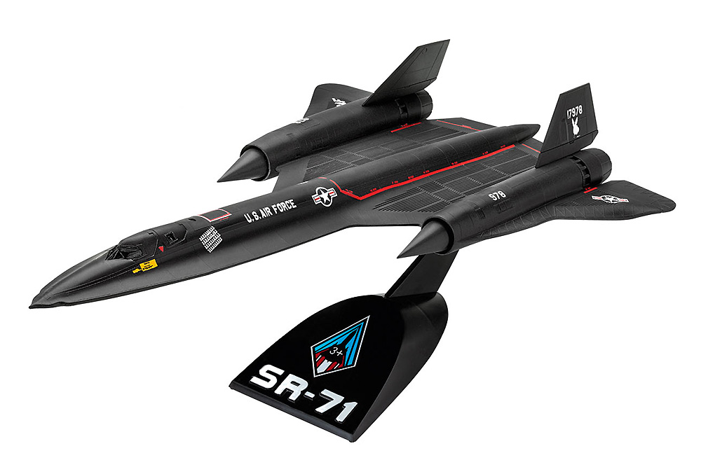 ロッキード SR-71 ブラックバード プラモデル (レベル 飛行機モデル No.03652) 商品画像_2