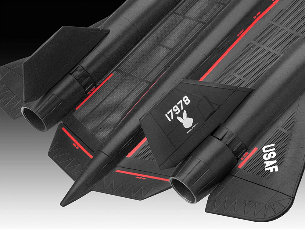 ロッキード SR-71 ブラックバード プラモデル (レベル 飛行機モデル No.03652) 商品画像_3