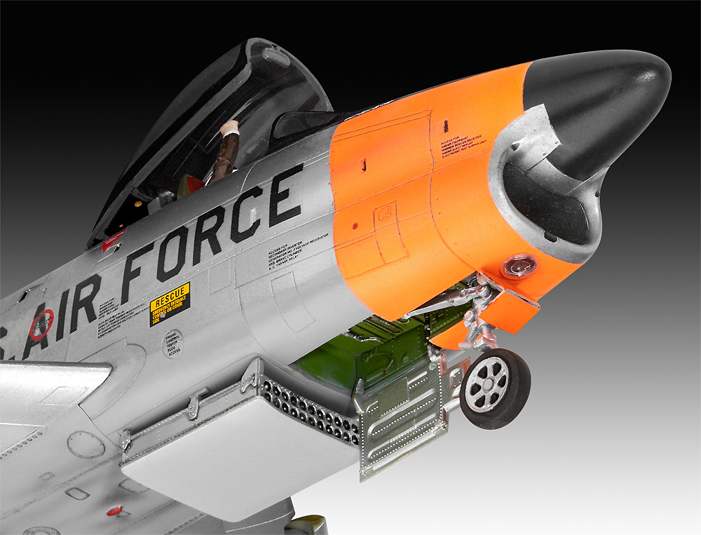 F-86D セイバードッグ プラモデル (レベル 1/48 飛行機モデル No.03832) 商品画像_3