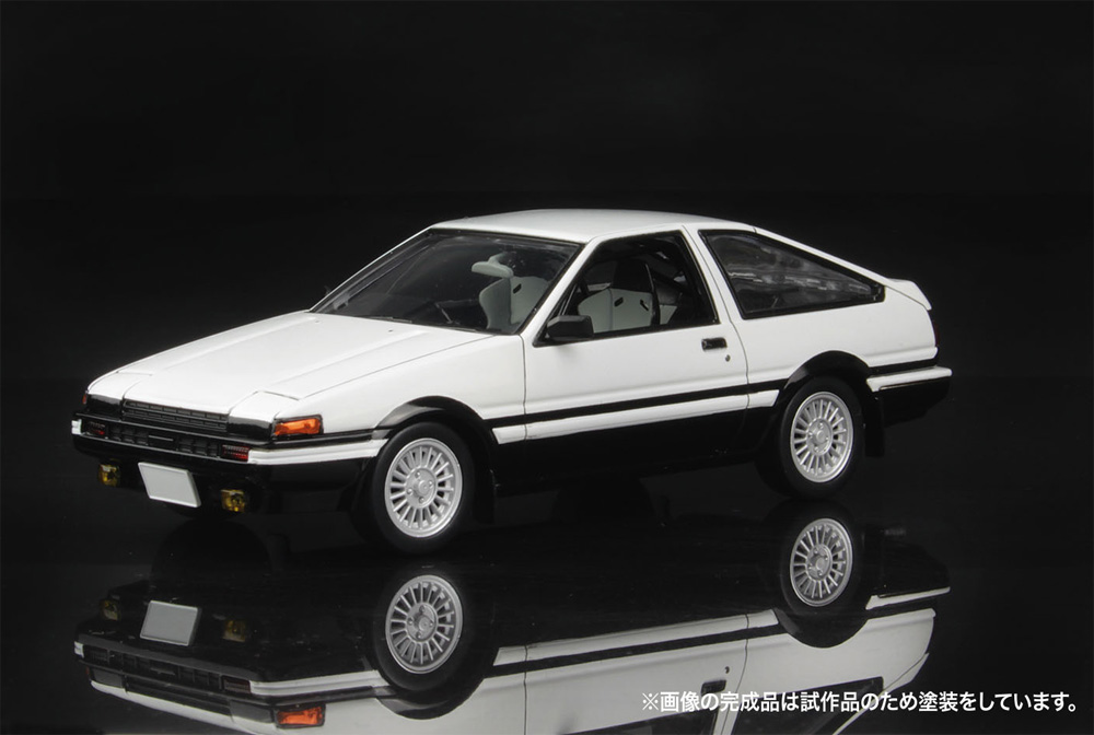 トヨタ スプリンター トレノ AE86 ハイテックツートン (白&黒) プラモデル (MONO 1/32 オートモービルキット No.MN001) 商品画像_2