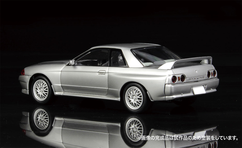 ニッサン スカイライン GT-R V・Spec 2 スパークシルバーメタリック プラモデル (MONO 1/32 オートモービルキット No.MN004) 商品画像_3