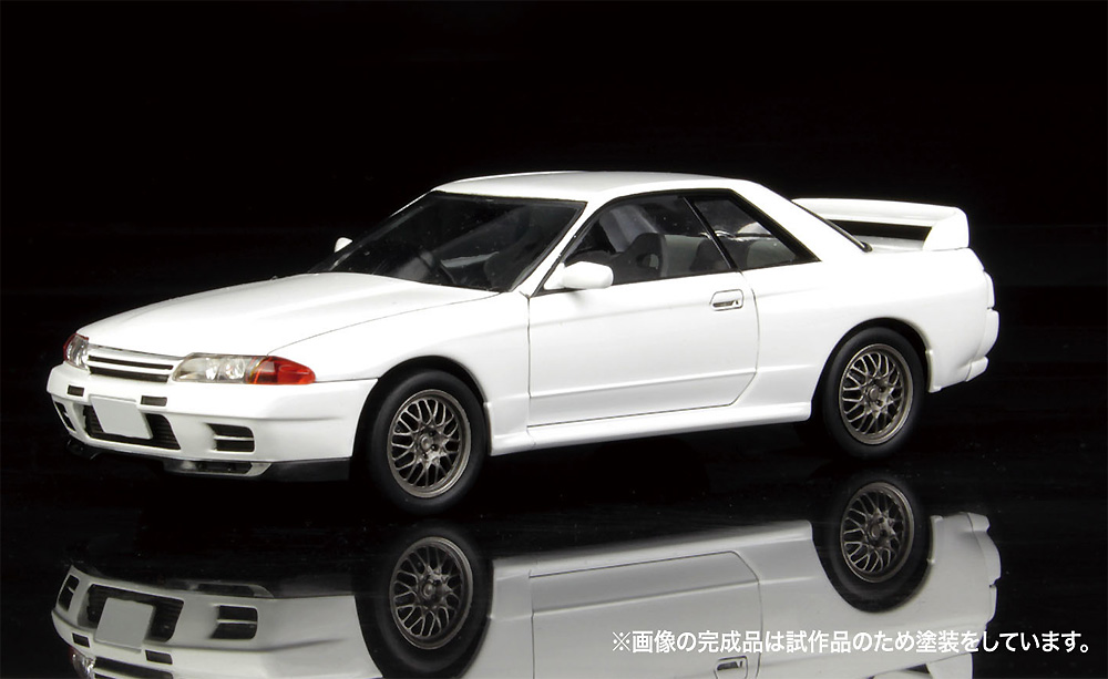 ニッサン スカイライン GT-R V・Spec 2 クリスタルホワイト プラモデル (MONO 1/32 オートモービルキット No.MN005) 商品画像_2