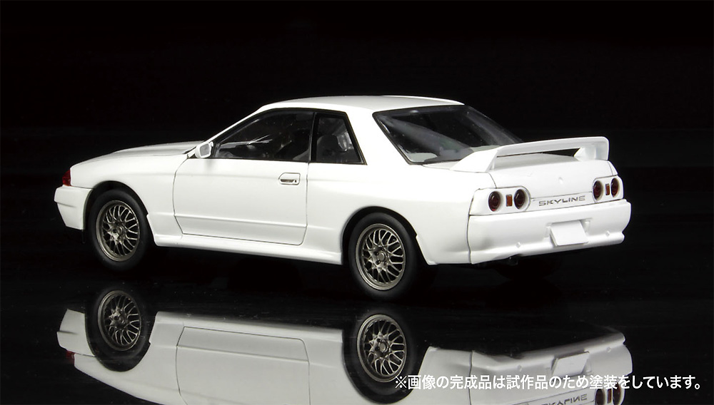 ニッサン スカイライン GT-R V・Spec 2 クリスタルホワイト プラモデル (MONO 1/32 オートモービルキット No.MN005) 商品画像_3