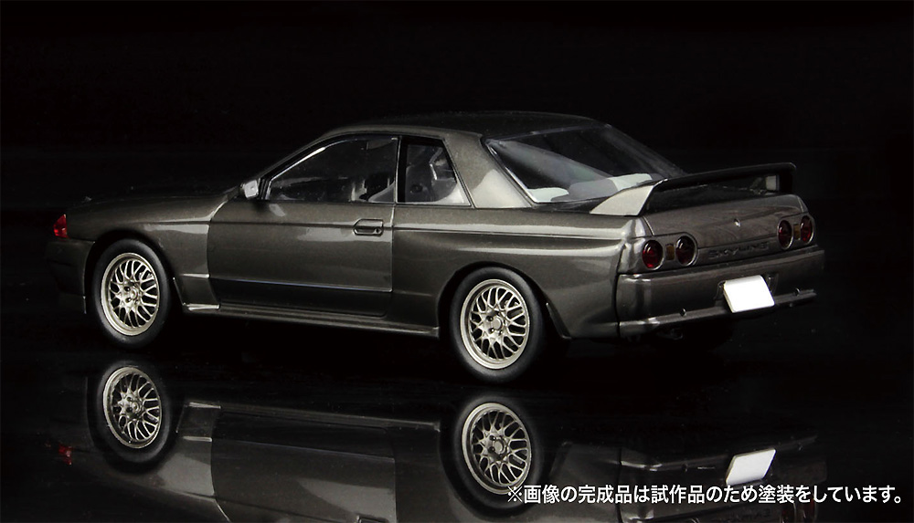 ニッサン スカイライン GT-R V・Spec 2 ガングレーメタリック プラモデル (MONO 1/32 オートモービルキット No.MN006) 商品画像_3