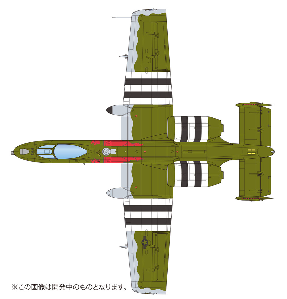 アメリカ空軍 攻撃機 A-10C サンダーボルト 2 ミシガン州空軍 100周年記念塗装機 レッドデビル プラモデル (プラッツ プラッツ×イタレリ 航空機シリーズ No.TPA-014) 商品画像_3