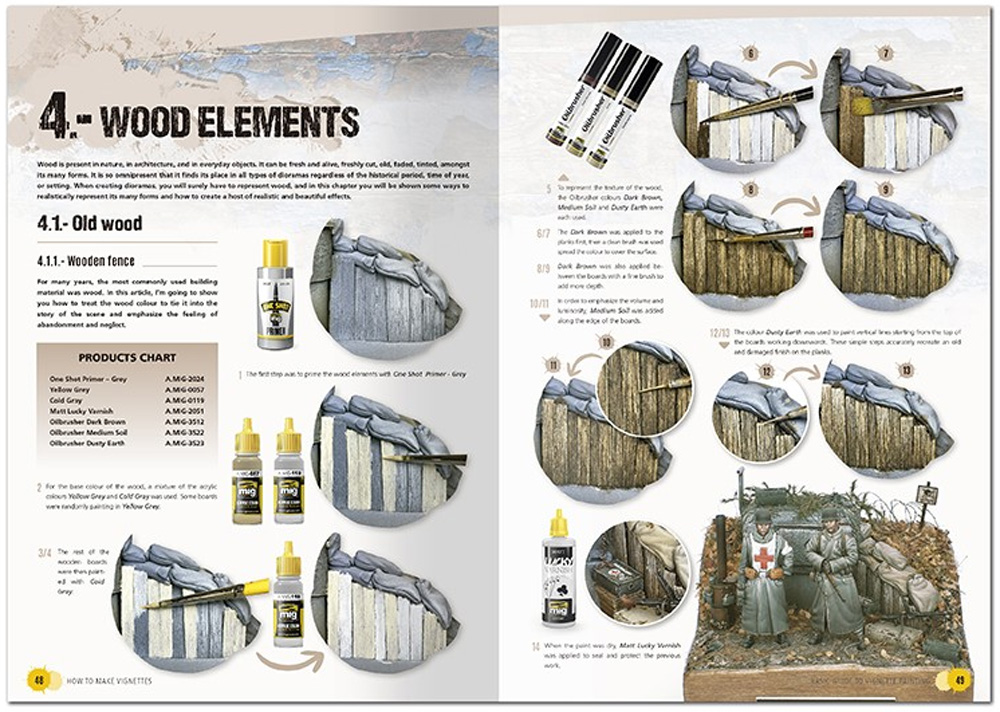 ビネット製作 基本ガイド 本 (アモ AMMO MODELING GUIDE (アモ モデリングガイド) No.A.MIG-6138) 商品画像_3