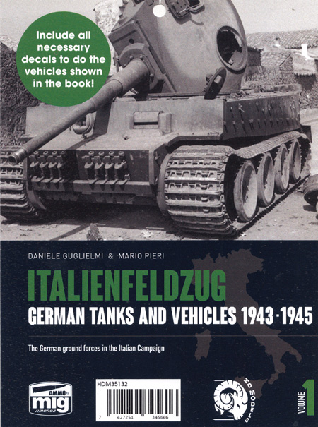  イタリア戦線 ドイツ戦闘車両 1943-45年 Vol. 1 デカール デカール (アモ アクセサリー No.HDM35132) 商品画像