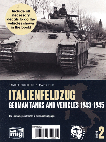  イタリア戦線 ドイツ戦闘車両 1943-45年 Vol. 2 デカール デカール (アモ アクセサリー No.HDM35133) 商品画像