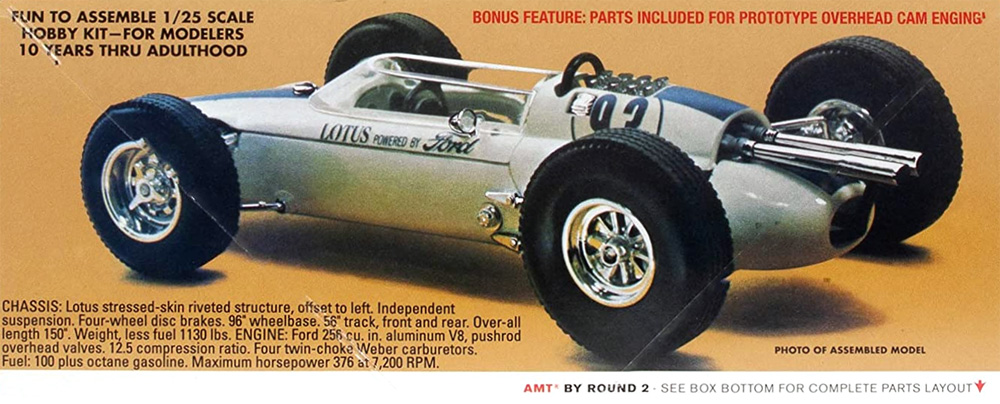 ダン・ガーニー ロータス 29 1963 インディ500 プラモデル (amt 1/25 カーモデル No.AMT1288/12) 商品画像_2