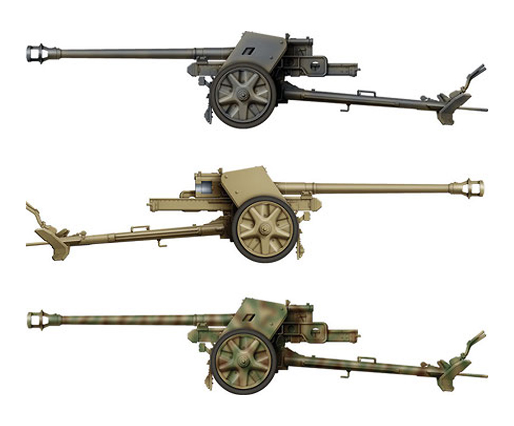 ドイツ 7.5cm対戦車砲 Pak40 w/砲兵 プラモデル (ダス ヴェルク 1/35 ミリタリー No.DW35027) 商品画像_1