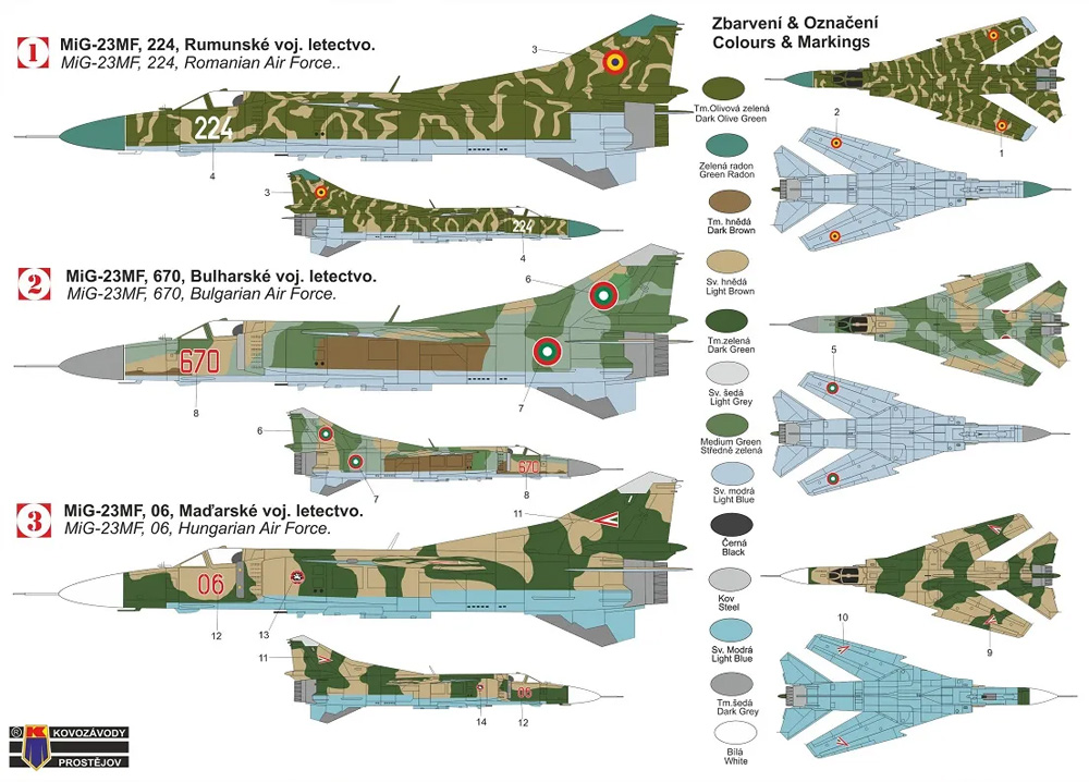 MiG-23MF ワルシャワ Part.2 プラモデル (KPモデル 1/72 エアクラフト プラモデル No.KPM0287) 商品画像_1