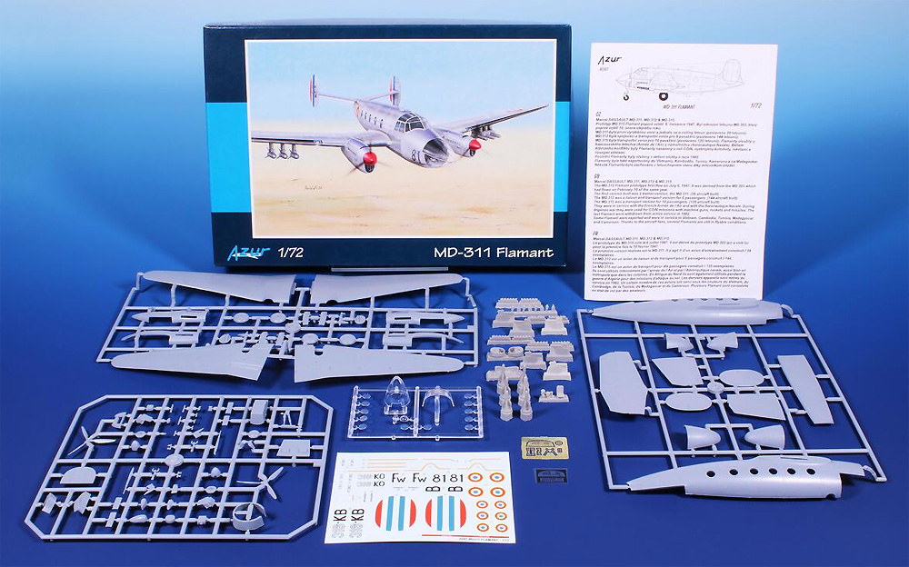 MD-311 フラマン 爆撃機 グラスノーズ プラモデル (アズール 1/72 航空機モデル No.A087) 商品画像_1