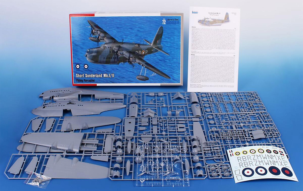 ショート サンダーランド Mk.1/2 空飛ぶヤマアラシ プラモデル (スペシャルホビー 1/72 エアクラフト プラモデル No.SH72438) 商品画像_1