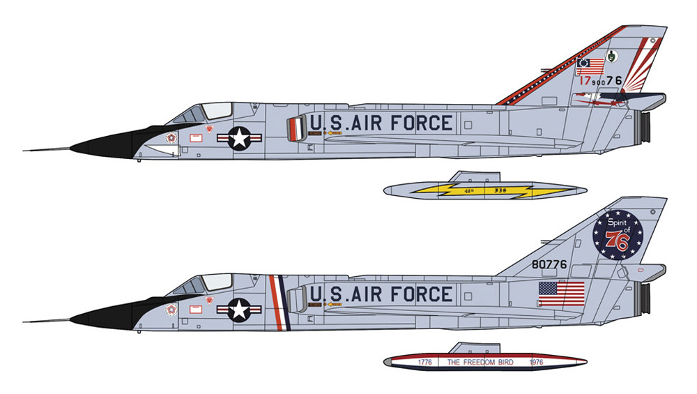 F-106A デルタダート バイセンテニアル プラモデル (ハセガワ 1/72 飛行機 限定生産 No.02402) 商品画像_2