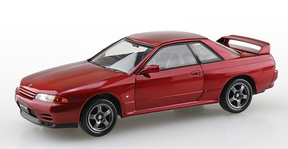 ニッサン R32 スカイライン GT-R レッドパール プラモデル (アオシマ ザ・スナップキット No.014-E) 商品画像_1