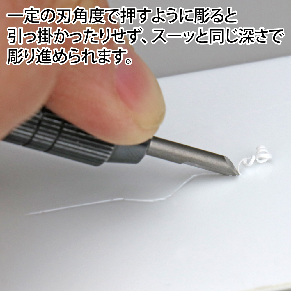 ビットブレード 三角刀 4本セット マイクロブレード (ゴッドハンド 模型工具 No.GH-BBS-05-90) 商品画像_3