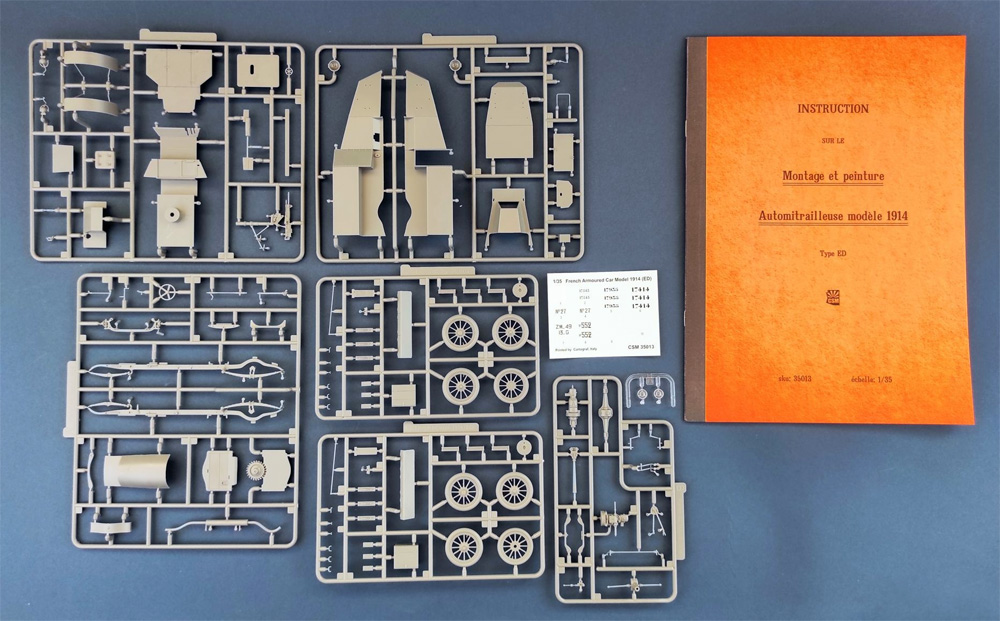 フランス 1914年型装甲車 タイプED プラモデル (コッパーステートモデル 1/35 Kits No.CSM35013) 商品画像_1