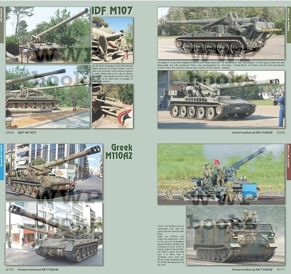 M107/110 自走榴弾砲 イン・ディテール 本 (WWP BOOKS PHOTO MANUAL FOR MODELERS Green line No.G067) 商品画像_1