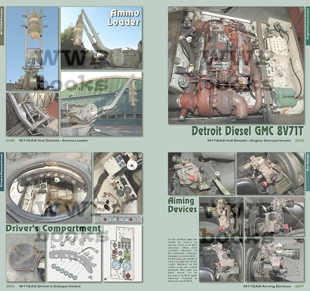 M107/110 自走榴弾砲 イン・ディテール 本 (WWP BOOKS PHOTO MANUAL FOR MODELERS Green line No.G067) 商品画像_3