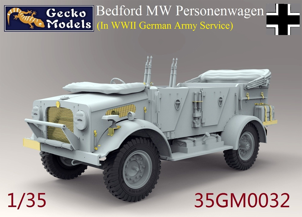 ドイツ軍 ベッドフォード MW 4×2 鹵獲車輛 プラモデル (ゲッコーモデル 1/35 ミリタリー No.35GM0032) 商品画像_1