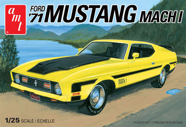 1971 フォード マスタング マッハ1 プラモデル (amt 1/25 カーモデル No.AMT1262M/12) 商品画像
