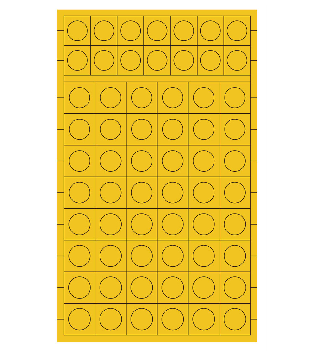 円形マスキングシール 4L (直径 9.0～9.8mm) マスキングシート (HIQパーツ 塗装用品 No.CMS-4L-MSK) 商品画像_2