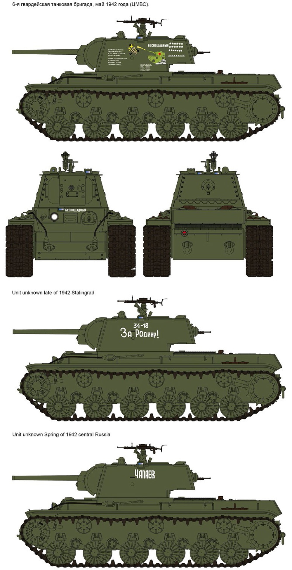 KV-1 Mod.1942 溶接砲塔型 w/可動式履帯 プラモデル (ライ フィールド モデル 1/35 Military Miniature Series No.5041) 商品画像_2