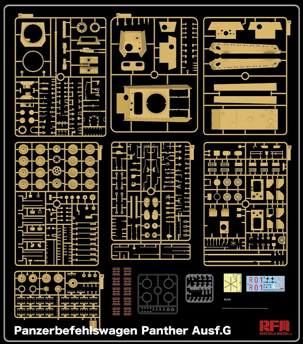 パンターG型 指揮戦車 w/可動式履帯 プラモデル (ライ フィールド モデル 1/35 Military Miniature Series No.5089) 商品画像_1