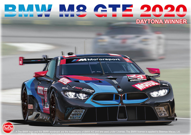 BMW M8 GTE 2020 デイトナ24時間レース ウィナー プラモデル (NuNu 1/24 レーシングシリーズ No.012) 商品画像