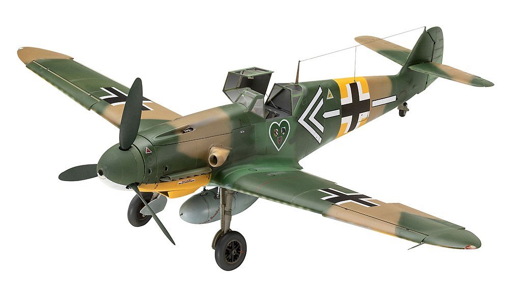 メッサーシュミット Bf109G-2/4 プラモデル (レベル 1/32 Aircraft No.03829) 商品画像_2