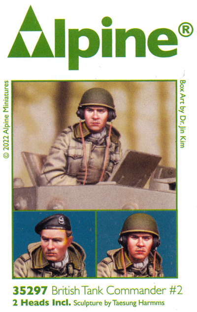 WW2 イギリス陸軍 戦車長 ＃2 腕を組む戦車長 レジン (アルパイン 1/35 フィギュア No.AM35297) 商品画像