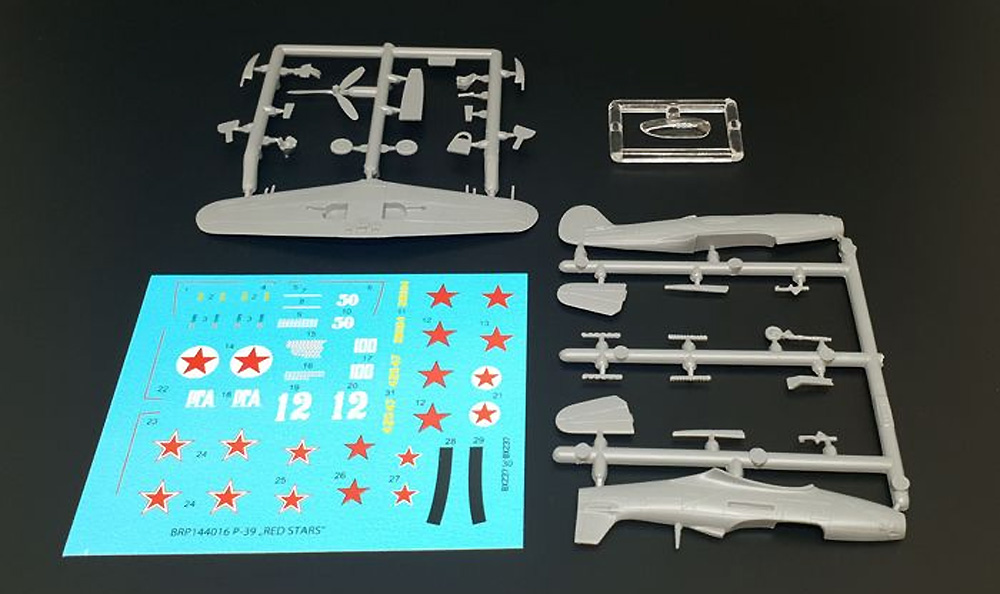 P-39 エアラコブラ レッドスターズ プラモデル (ブレンガン 1/144 Plastic kits (プラスチックキット) No.BRP144016) 商品画像_1