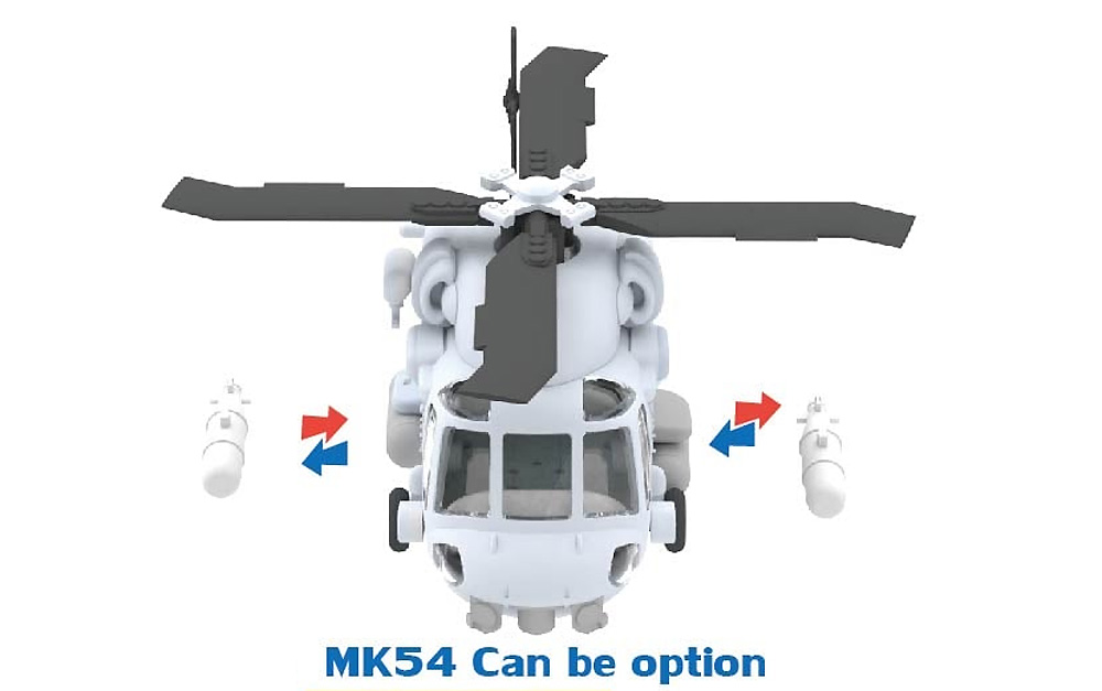 海上自衛隊 SH-60J/K 哨戒ヘリコプター プラモデル (フリーダムモデル コンパクトシリーズ No.162038) 商品画像_4