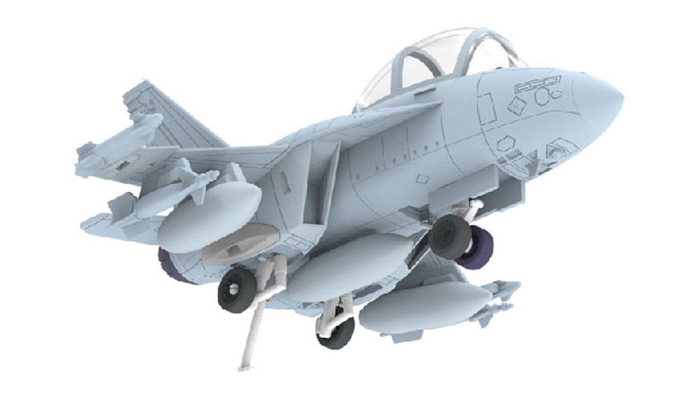 アメリカ海軍 F/A-18F スーパーホーネット 複座型 VFA-102 ダイアモンドバックス プラモデル (フリーダムモデル コンパクトシリーズ No.162091) 商品画像_4