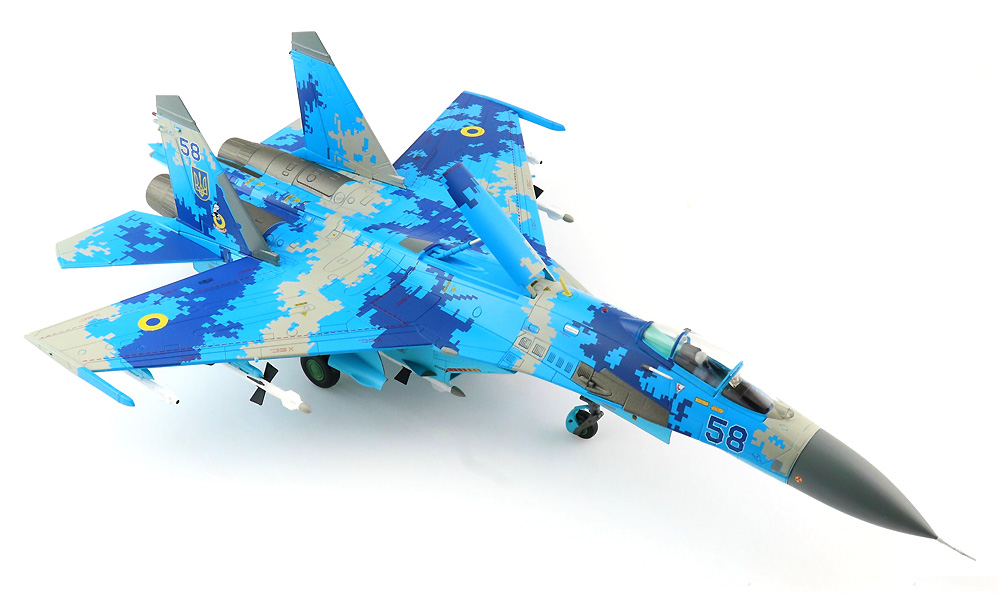 Su-27 フランカーB型 ウクライナ空軍 #58 完成品 (ホビーマスター 1/72 エアパワー シリーズ （ジェット） No.HA6015) 商品画像_4