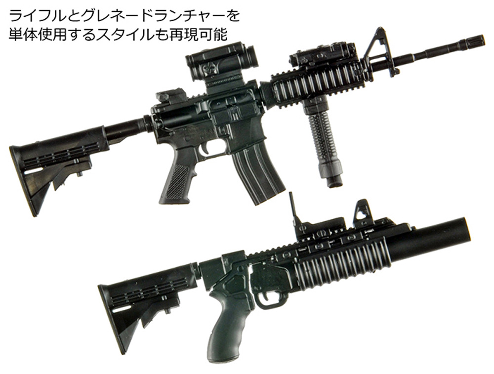M4A1 & M203 タイプ 2.0 プラモデル (トミーテック リトルアーモリー （little armory） No.LA100) 商品画像_3