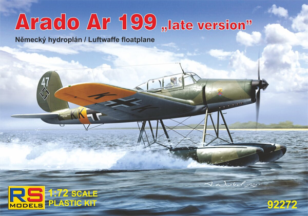 アラド Ar199 後期型 プラモデル (RSモデル 1/72 エアクラフト プラモデル No.92272) 商品画像