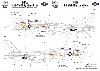 F-14A トムキャット ハイビジ ステンシル デカール