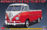 ハセガワ 1/24 自動車 限定生産 フォルクスワーゲン タイプ2 ピックアップ トラック レッド/ホワイトペイント