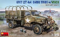 ミニアート 1/35 WW2 ミリタリーミニチュア G7117 1.5t 4×4 カーゴトラック w/ウィンチ
