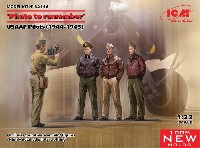 ICM 1/32 エアクラフト USAAF パイロット 1944-1945 記念撮影