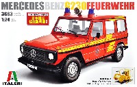 イタレリ 1/24 カーモデル メルセデス G230 消防署車両  (日本語説明書付き)