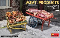 肉製品と市場カート