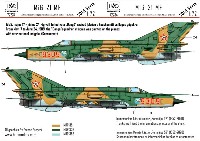 HAD MODELS 1/72 デカール MiG-21MF ハンガリー空軍 #9309 デカール