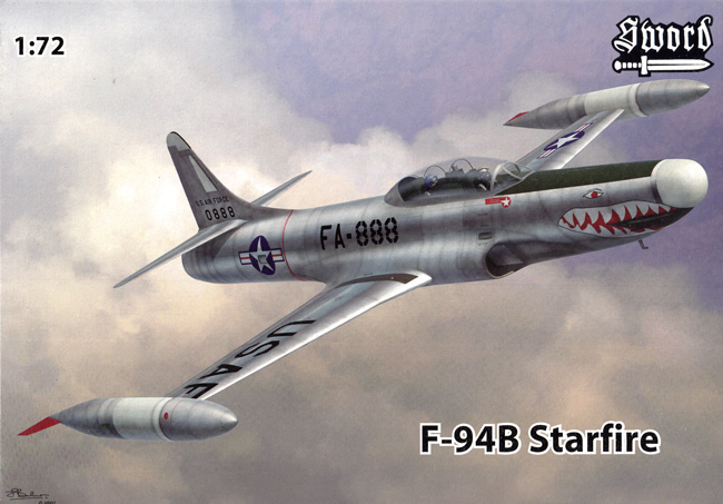 F-94B スターファイア プラモデル (ソード 1/72 エアクラフト プラモデル No.SWD72054) 商品画像