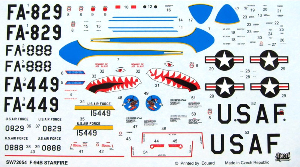 F-94B スターファイア プラモデル (ソード 1/72 エアクラフト プラモデル No.SWD72054) 商品画像_1