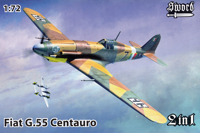 フィアット G.55 チェンタウロ プラモデル (ソード 1/72 エアクラフト プラモデル No.SW72104) 商品画像