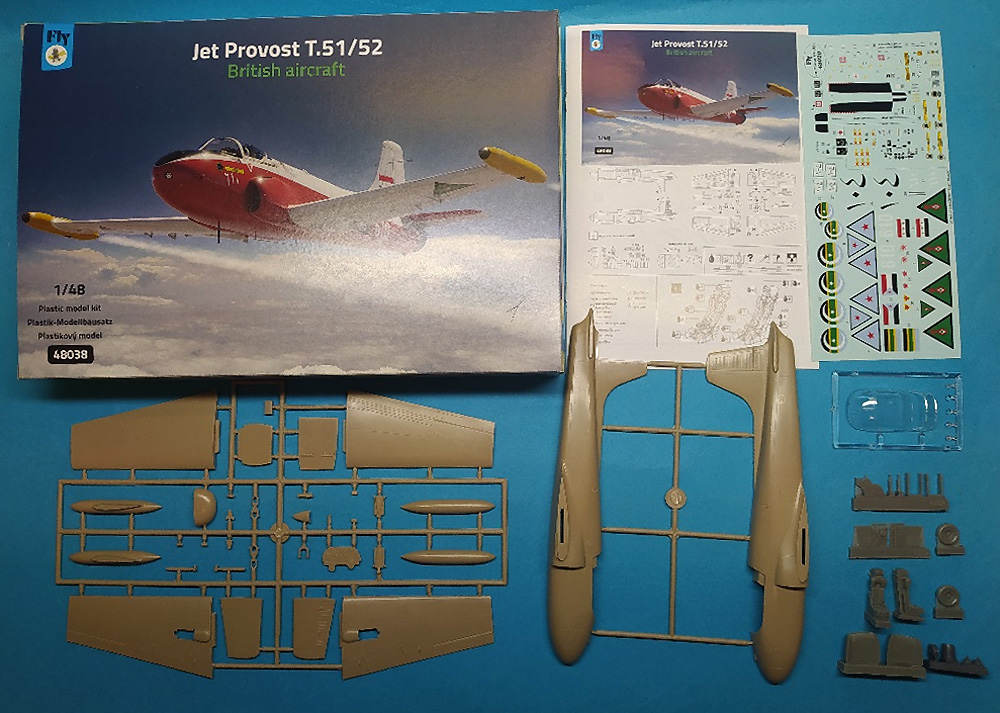 ジェット・プロヴォスト T.51/52 イラク、南イエメン、南アラビア連邦 プラモデル (フライ 1/48 エアクラフト プラモデル No.48038) 商品画像_1